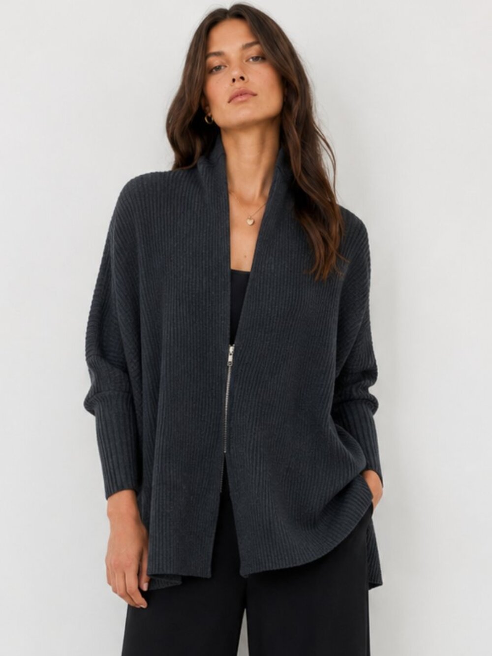 Cabi Cosmo Ribbed Knit Cardigan